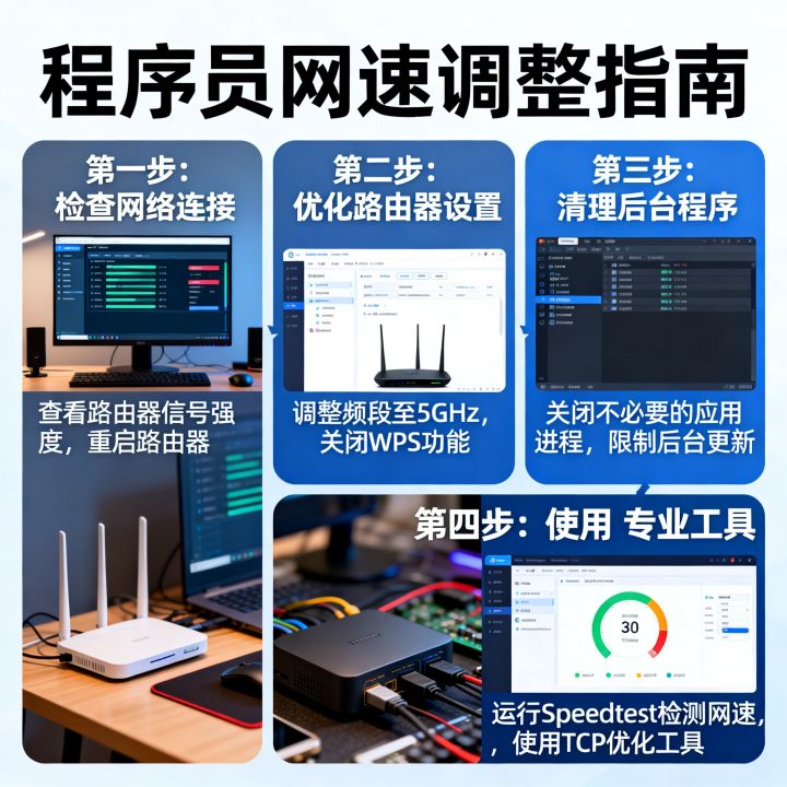 程序员如何调整网速，网络变慢怎么解决，网速提升技巧