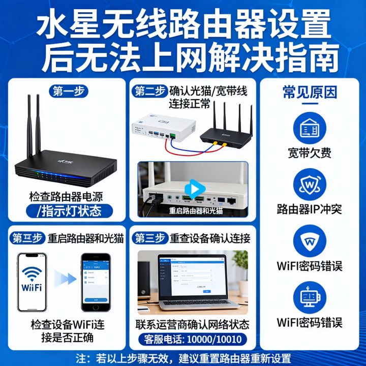 水星无线路由器设置好了上不了网怎么办,为什么连不上? 水星无线路由器设置好了上不了网怎么办,为什么连不上?