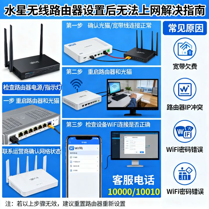 水星无线路由器设置好了上不了网怎么办,为什么连不上? 水星无线路由器设置好了上不了网怎么办,为什么连不上?