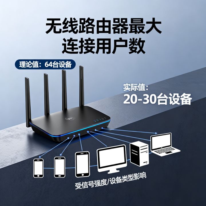 无线路由器最多能连接多少用户