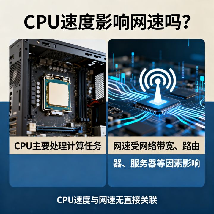cpu速度影响网速吗
