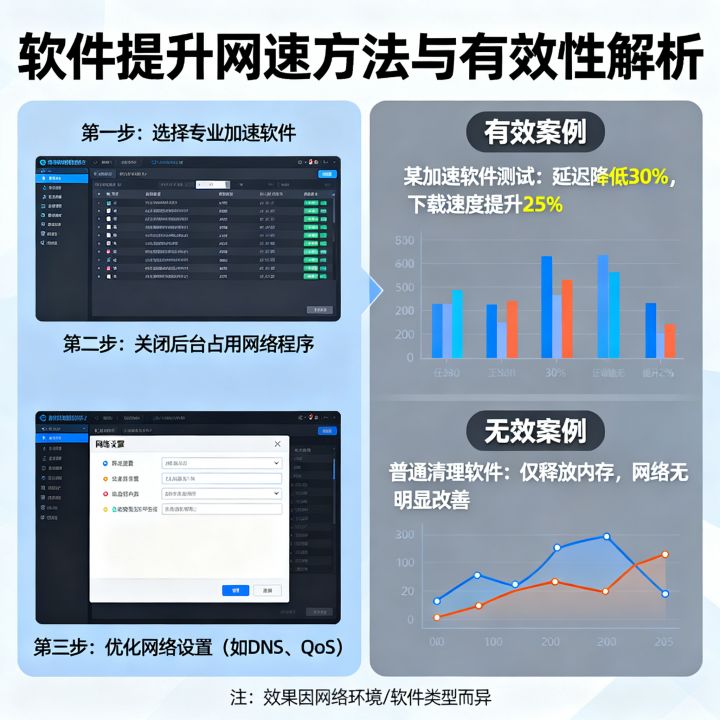 怎么让软件提升网速，软件加速网络有效吗？
