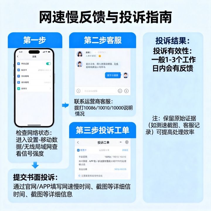 网速慢怎么反馈，投诉有效吗？