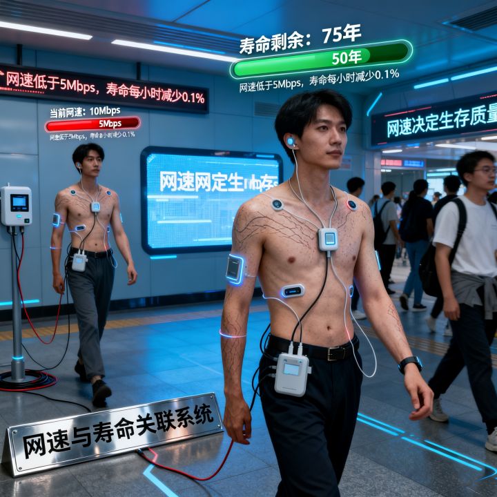 假如人类靠网速生活会怎样？网速太慢会影响寿命吗？