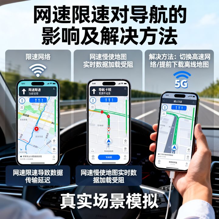 网速限速影响导航不，网速慢导航会卡顿吗怎么办？