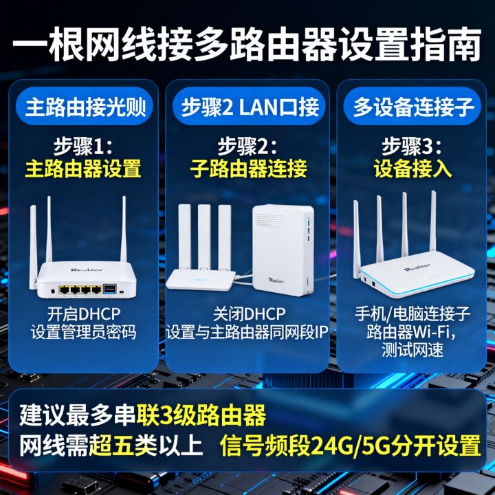 一根网线可以接几个路由器,网络扩展怎么设置才稳定 一根网线可以接几个路由器,网络扩展怎么设置才稳定