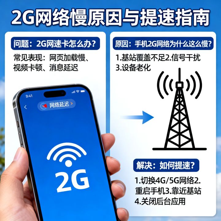2G网速卡怎么办?手机2G网络为什么这么慢,如何提速 2G网速卡怎么办?手机2G网络为什么这么慢,如何提速