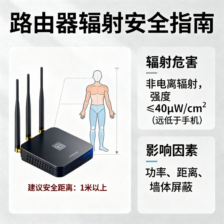 路由器离人体多远才算是安全的，辐射危害有多大
