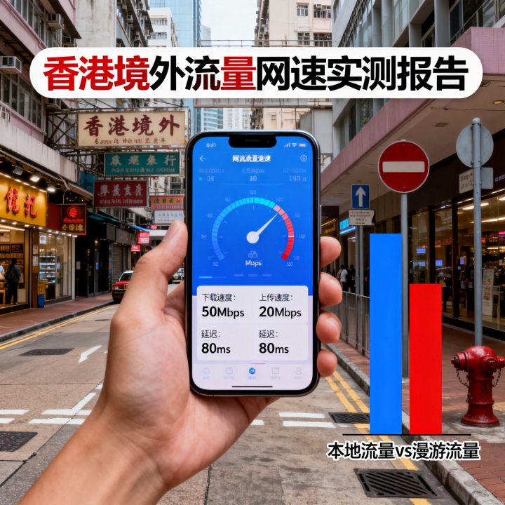 香港境外流量网速怎么样？香港漫游数据速度实测