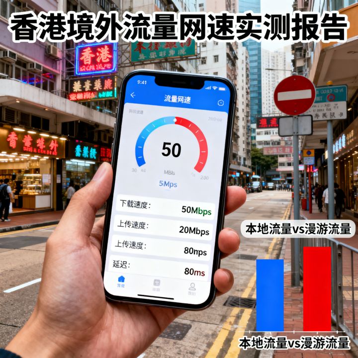 香港境外流量网速怎么样？香港漫游数据速度实测