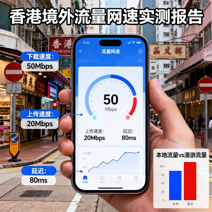 香港境外流量网速怎么样？香港漫游数据速度实测