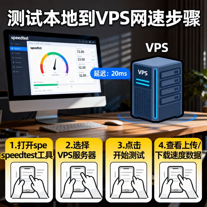 测试本地到vps网速，本地到vps网速怎么测试？