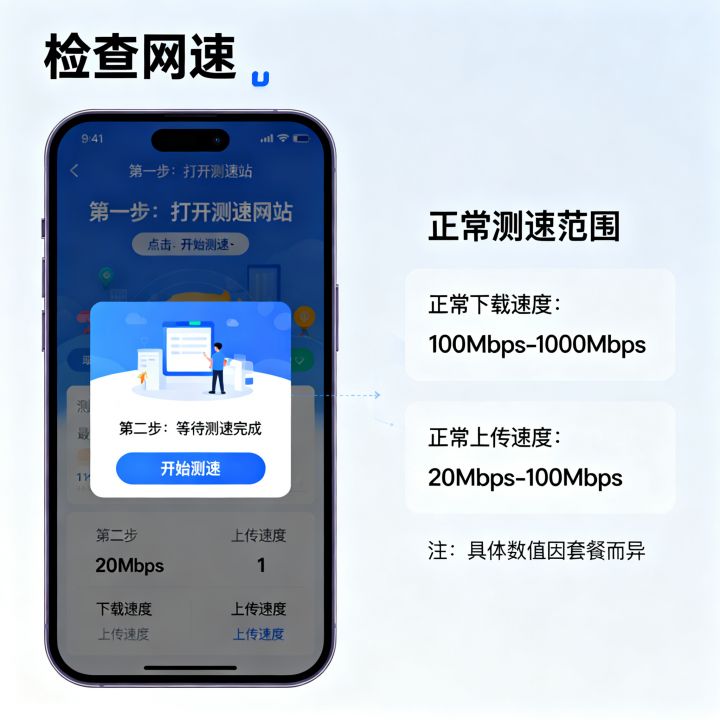 如何检查自己家网速，宽带测速多少算正常