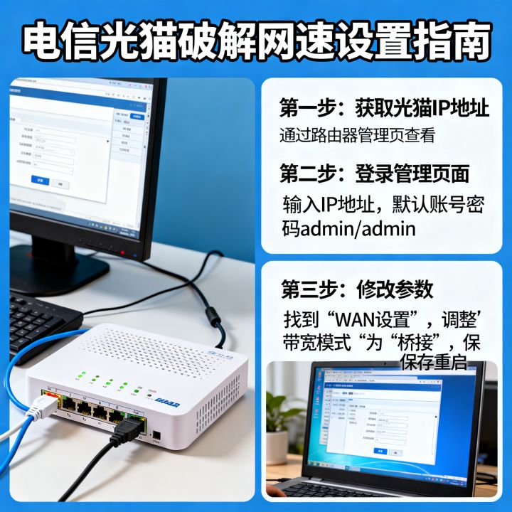 电信光猫破解网速真的能提升吗，怎么设置？