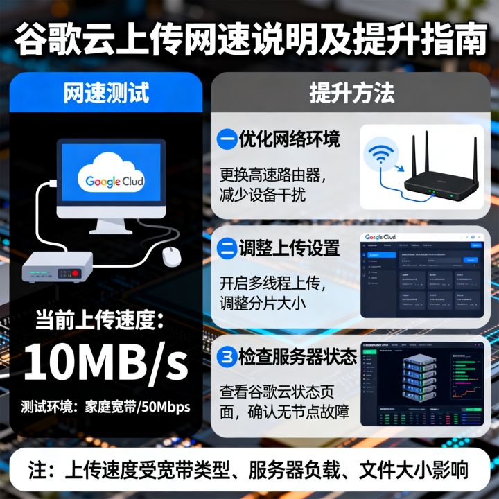 谷歌云上传网速如何，怎么提升？