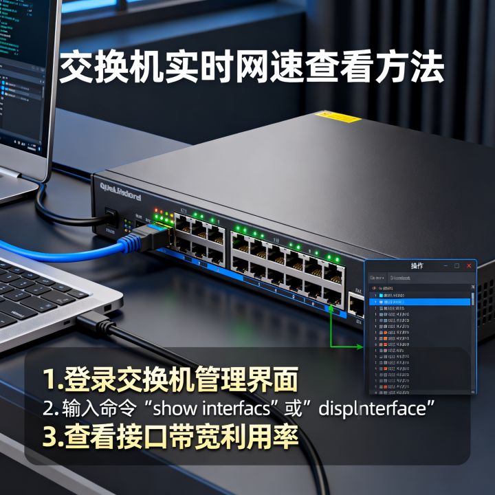 交换机如何查看实时网速？交换机查看网速用什么命令