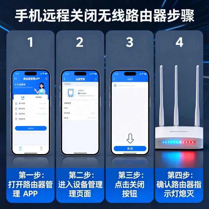 怎么用手机关闭路由器，手机远程关闭无线路由器的具体步骤