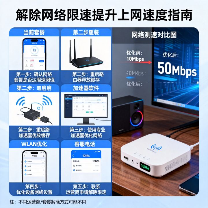 网速限制可以解除吗，怎么解除网络限速提升上网速度？