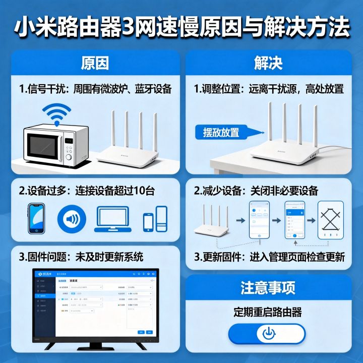 小米路由器3网速很慢怎么解决,小米路由器3网速很慢的原因? 小米路由器3网速很慢怎么解决,小米路由器3网速很慢的原因?