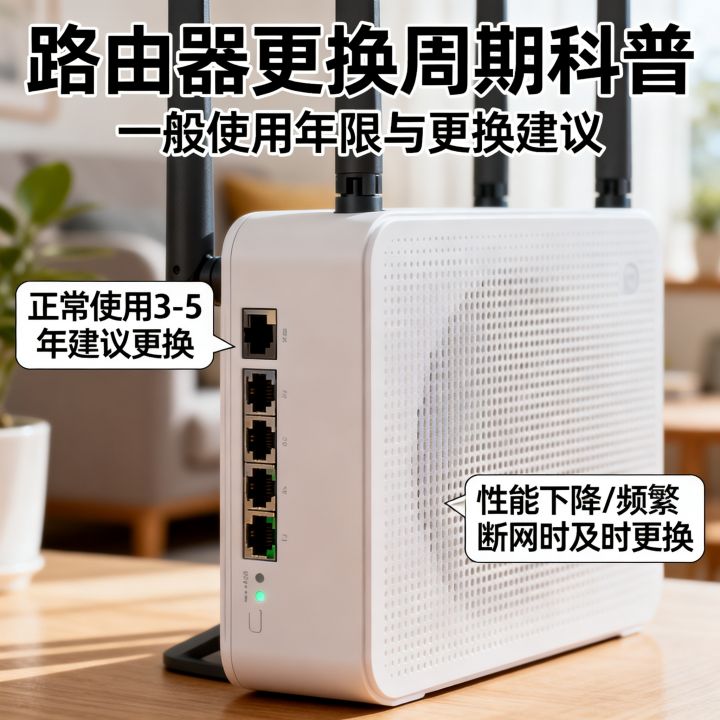 路由器一般多久要换，路由器用几年必须更换