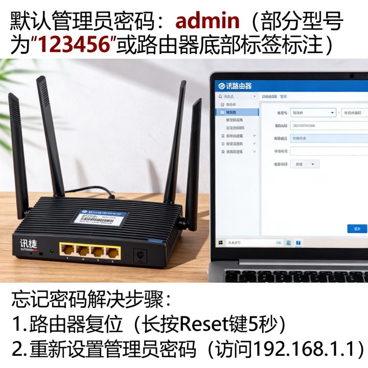 讯捷路由器管理员密码是什么？忘记密码怎么办
