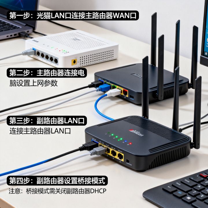 安装两个路由器图解