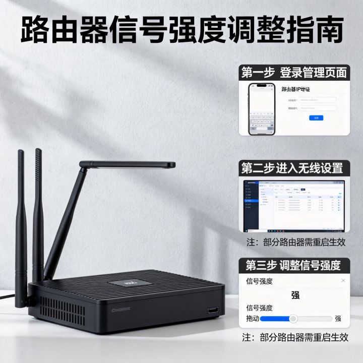 怎样调路由器信号强度