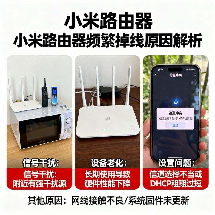为什么小米路由器总断，小米路由器频繁掉线是什么原因？
