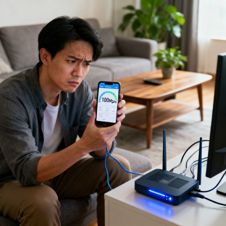 升了千兆网速没变化