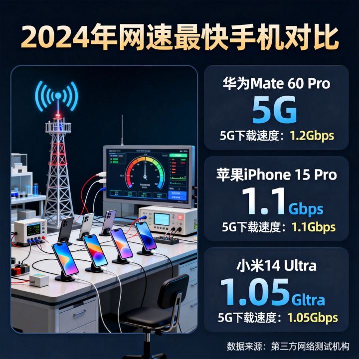 网速跑得最快的手机是哪款，什么手机网速最快