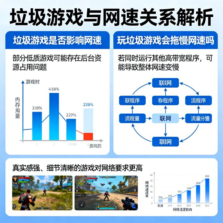 垃圾游戏影响网速吗，玩垃圾游戏会拖慢网速吗