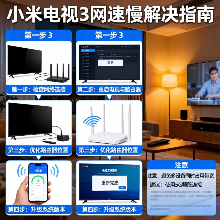 小米电视3网速太慢怎么解决，如何有效提升网速？