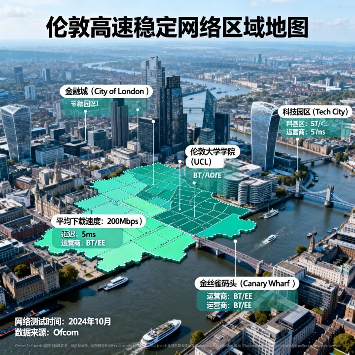 伦敦网速快的地方有哪些?伦敦哪里网速最快最稳定 伦敦网速快的地方有哪些?伦敦哪里网速最快最稳定