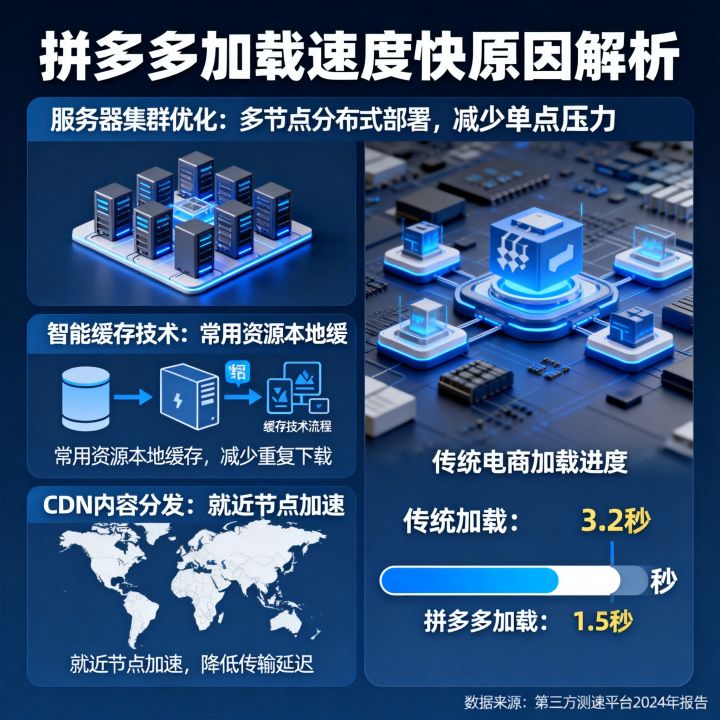 拼多多的网速真的很快吗，为什么拼多多加载速度这么快？