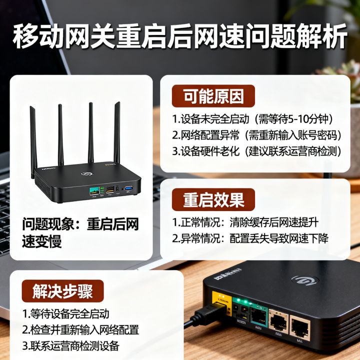 移动网关重启后网速变慢怎么办，移动网关重启网速能变快吗