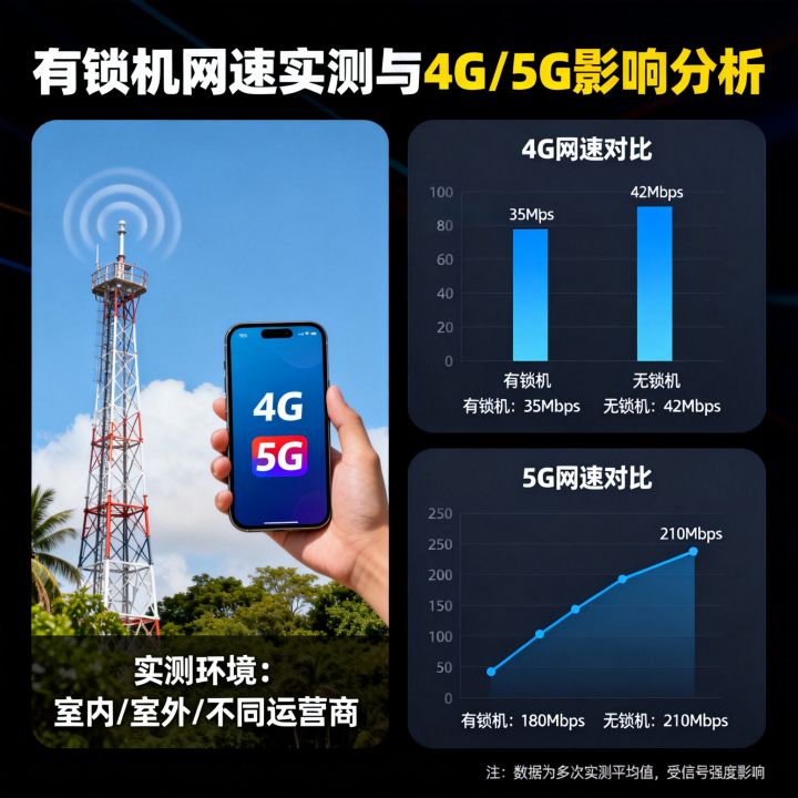 有锁机网速实测会变慢吗，有锁机影响4G和5G网速吗