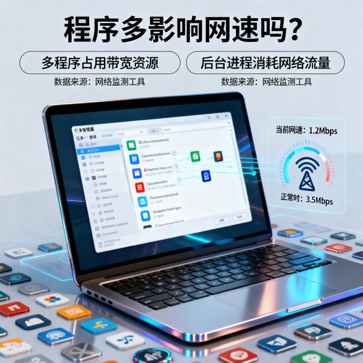 程序多影响网速吗，电脑程序开多了网速变慢正常吗