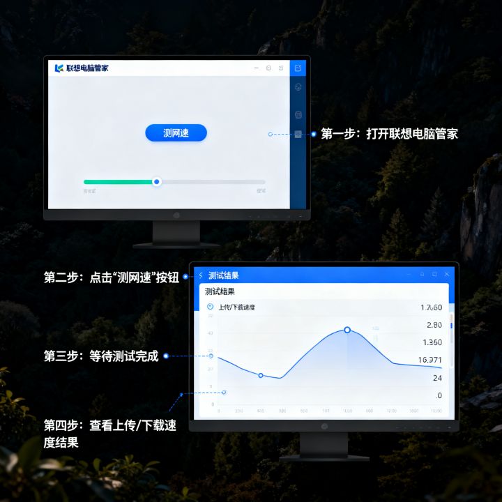 联想电脑管家测网速准吗，怎么测网速？