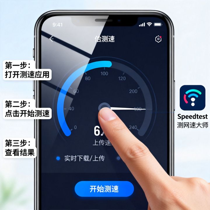 手机怎么测网速？手机测速网速方法安装哪个好