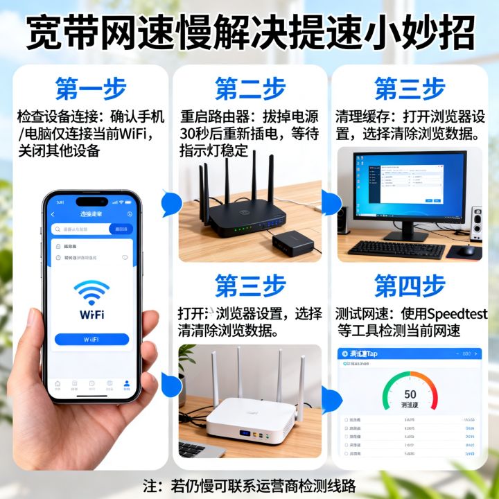 网速太慢了怎样变快，宽带网速慢怎么解决提速小妙招