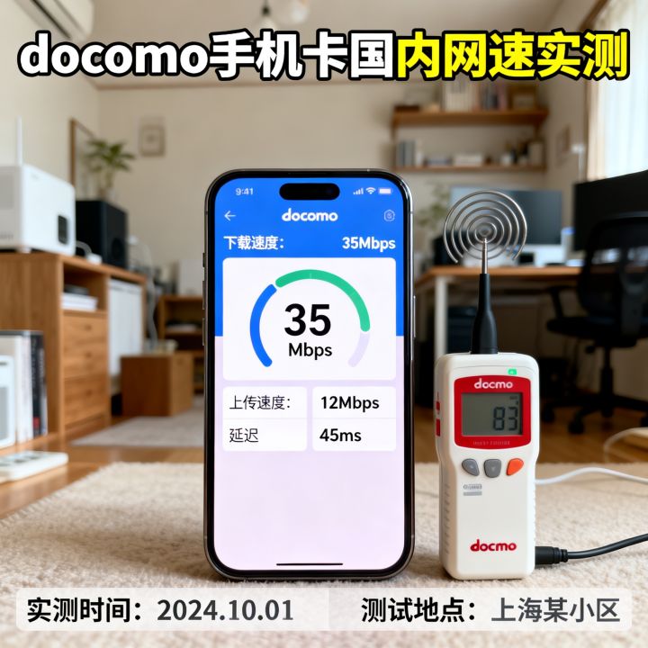 docomo手机卡网速怎么样？国内使用docomo手机卡网速快不快实测