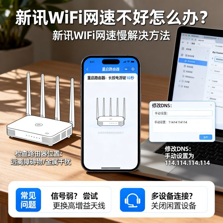 新讯wifi网速不好怎么办？新讯wifi网速慢解决方法