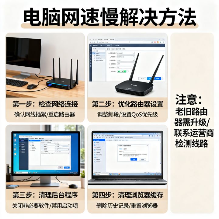 怎样让电脑加快网速，电脑网速慢怎么解决？