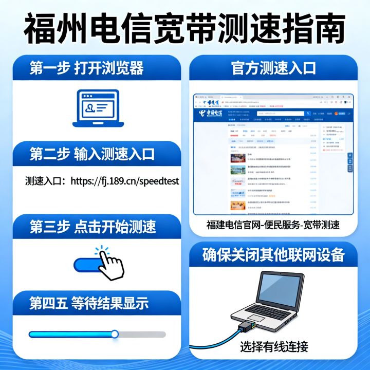 福州电信宽带测速怎么测才准，福州电信测速入口在哪里