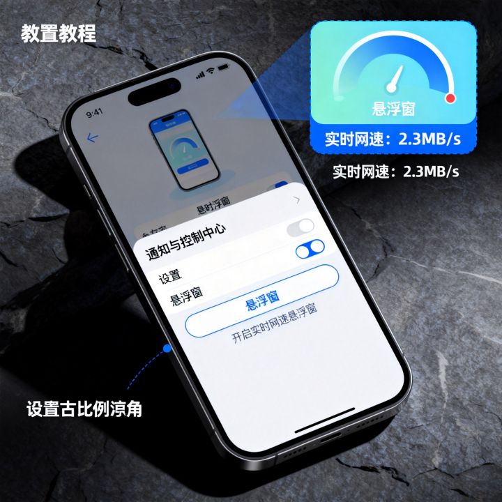 手机如何显示实时网速？网速悬浮窗怎么开启设置