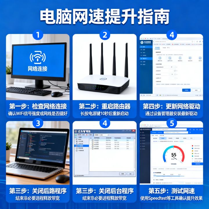 怎样调整电脑的网速，电脑网速慢怎么提升最快？