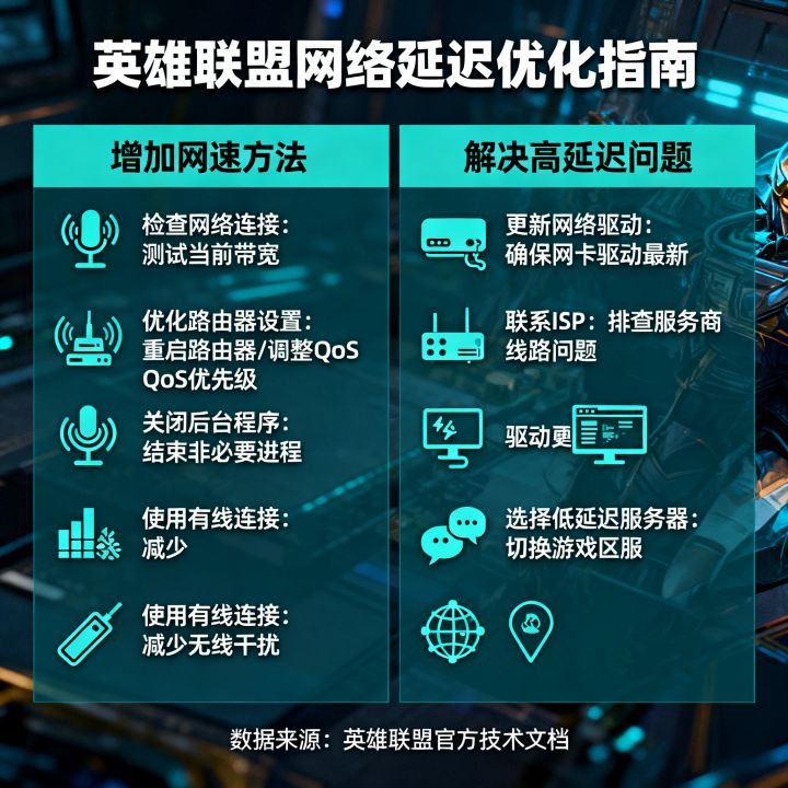 英雄联盟如何增加网速，网络延迟高怎么解决