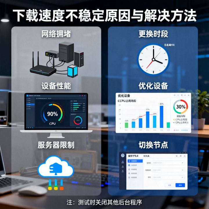 下载的时候网速忽高忽低是怎么回事?下载速度不稳定解决方法 下载的时候网速忽高忽低是怎么回事?下载速度不稳定解决方法