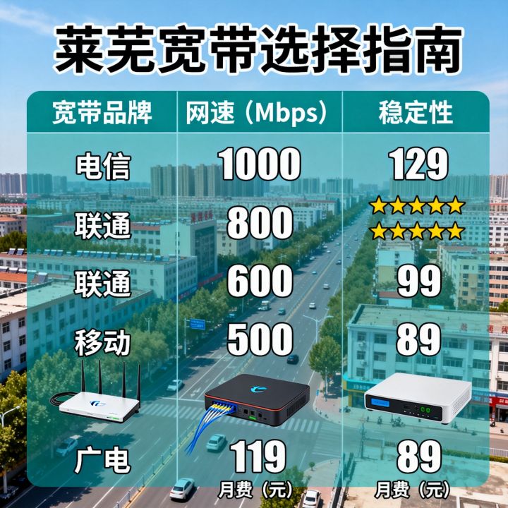 莱芜网线哪个网速快,莱芜装什么宽带最稳定划算 莱芜网线哪个网速快,莱芜装什么宽带最稳定划算