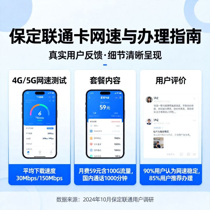 保定联通卡网速好吗，值得办理吗